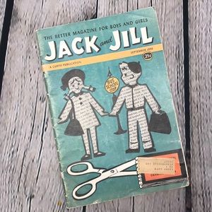 Vintage 1956 Jack and Jill magazine